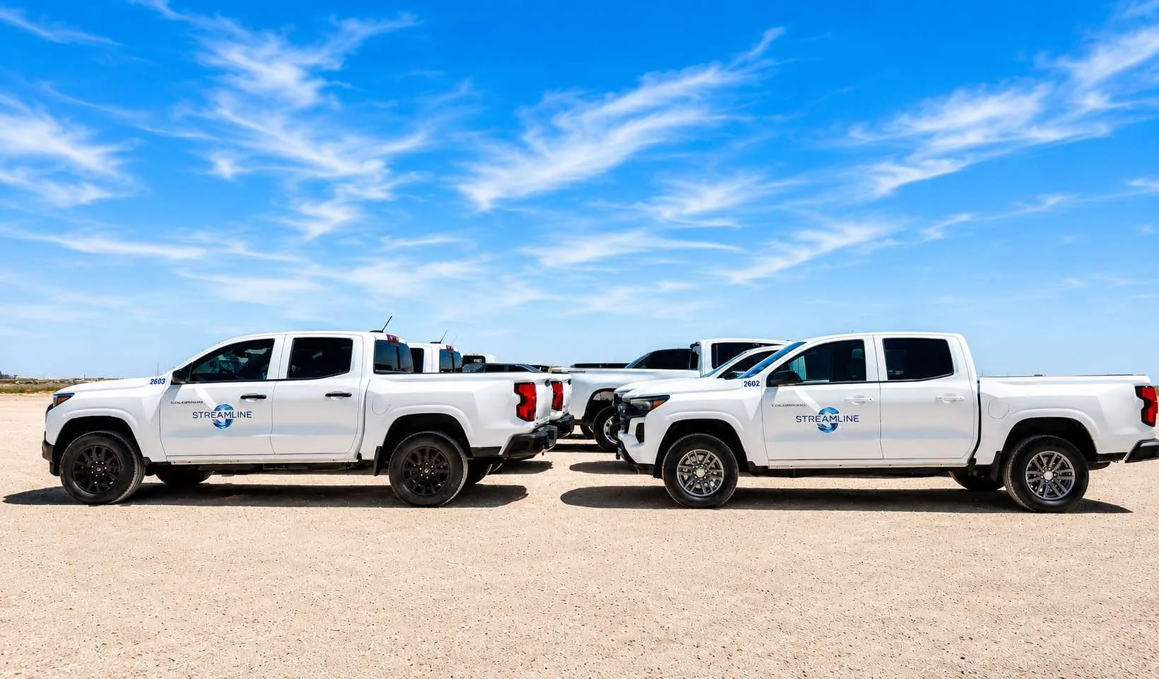 Streamline E-Tech support trucks and mobile field equipment